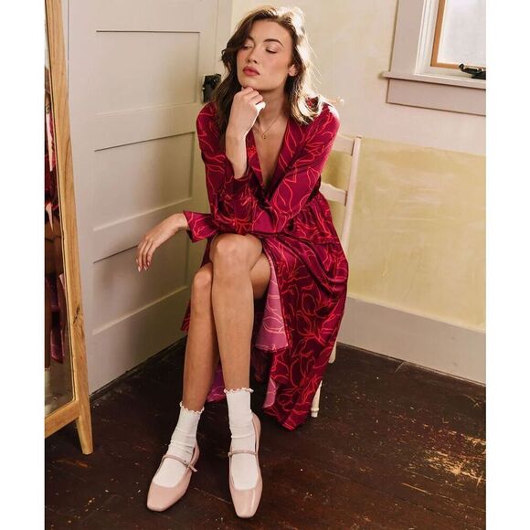 Dolce Vita Women’s Reyes Pastel Pink Crinkle Patent Leather Classic Ballet Flat - Picture 15 of 15